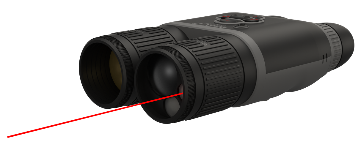 ATN TIBNBX4381L BinoX 4T Thermal Binocular Black 1.2-5x19mm 4th Generation 384x288, 60Hz Resolution Features Rangefinder