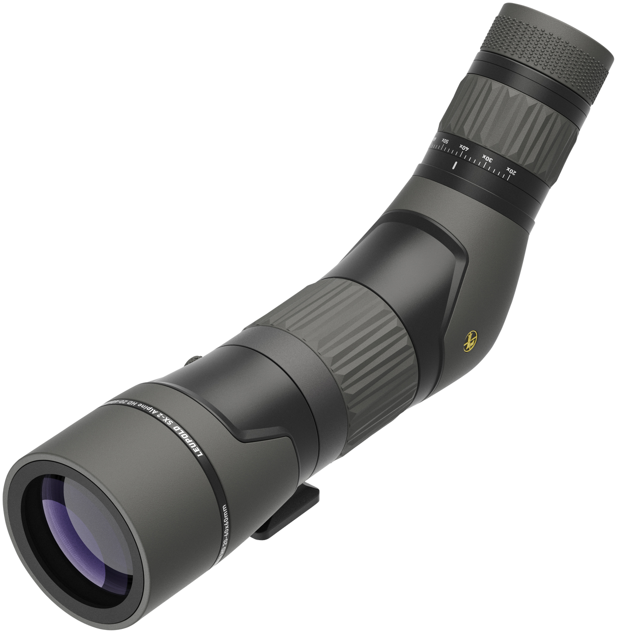 Leupold 20-60x60 SX-2 Alpine HD Spotting Scope Shadow Gray, Angled