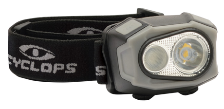 Cyclops HL4X Headlamp LED with Rechargeable Battery Polymer Black