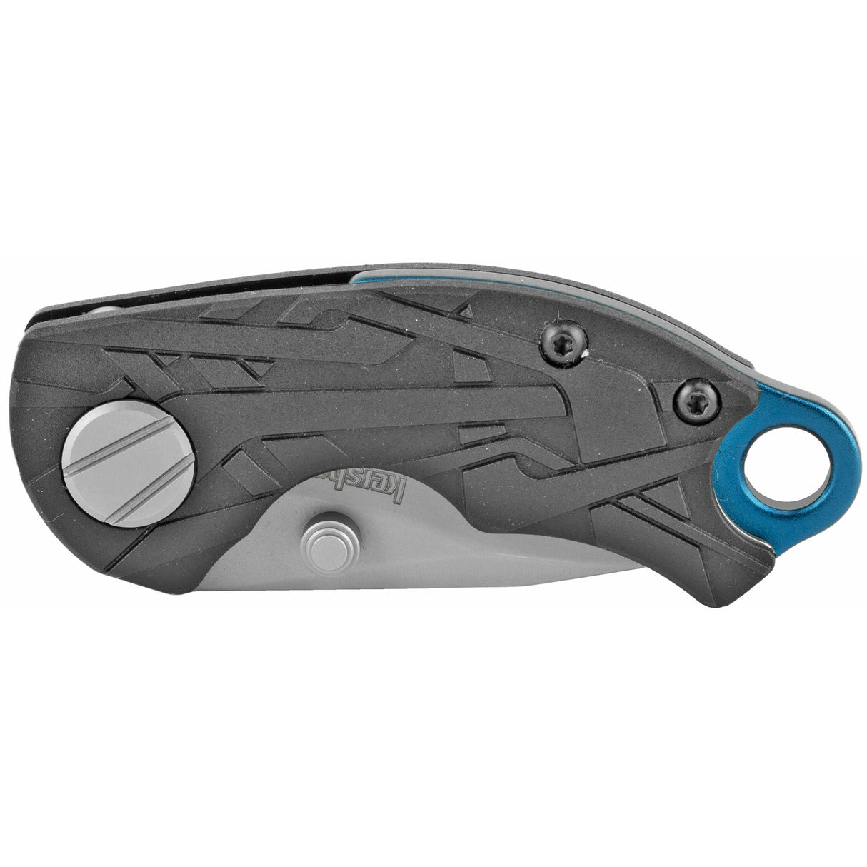 Kershaw Aftereffect, 1.7" Folding Knife, Drop Point, Plain Edge, 8CR13MOV 1180 Bead-Blasted, Black Glass-Filled Nylon Handle