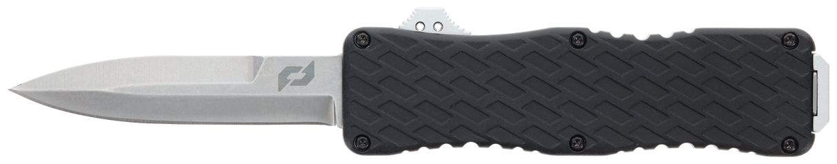 Schrade 1135967 UproarD/A OTF Bayonet Plain Satin D2 Steel Blade 4.25" Aluminum Handle