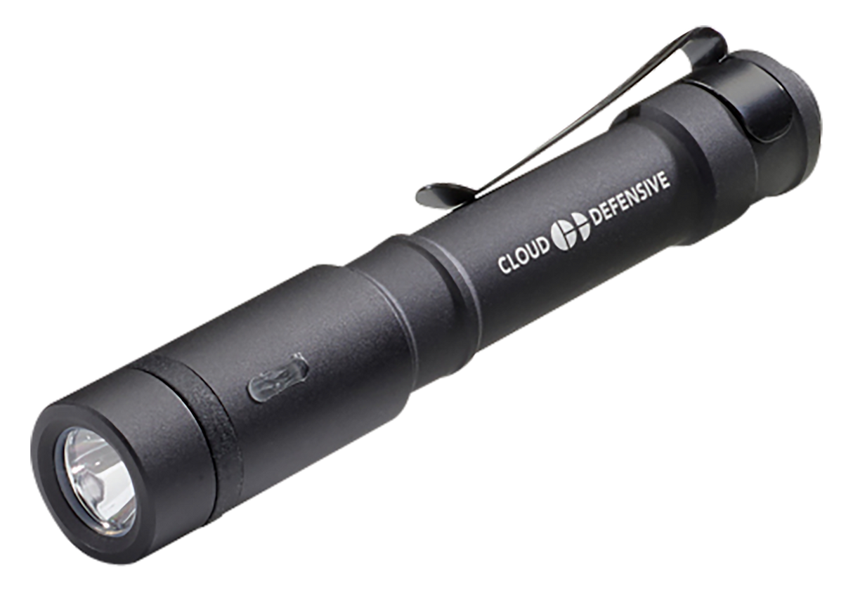 Cloud Defensive CHICRO01BLK Chicro AdminBlack Anodized Hardcoat Aluminum White Light 35/350 Lumens