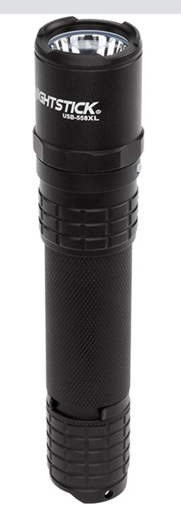Nightstick USB558XL USB-558XL Tactical Black Anodized Hardcoat Aluminum White Cree LED 100/350/900 Lumens 215 Meters Range