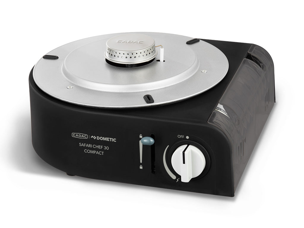 Safari Chef 30 Compact- Portable 6 Piece- Gas Barbeque- Camp Cooker