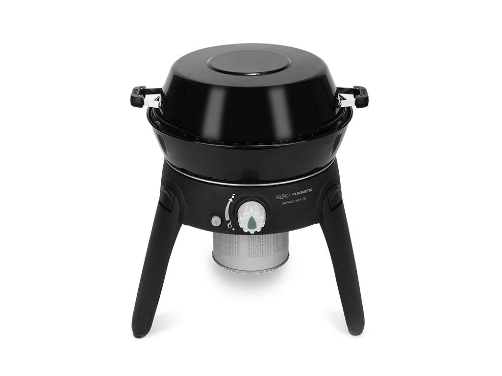 Safari Chef 30 HP- Portable 5 Piece- Gas Barbeque- Camp Cooker
