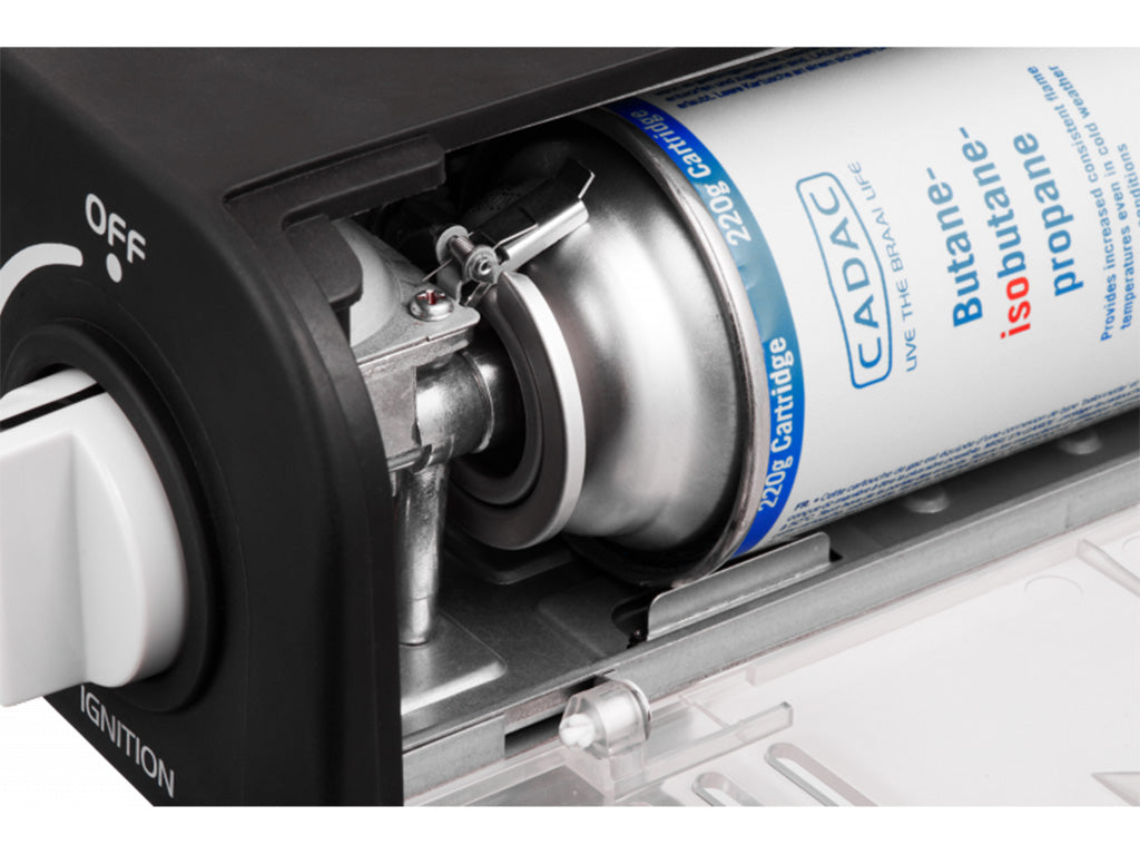 Safari Chef 30 Compact- Portable 6 Piece- Gas Barbeque- Camp Cooker