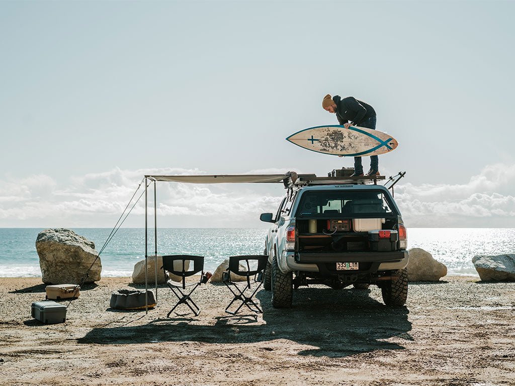 Truck Canopy or Trailer with OEM Track Slimline II Rack Kit - 1165mm(W) X 1358mm(L)