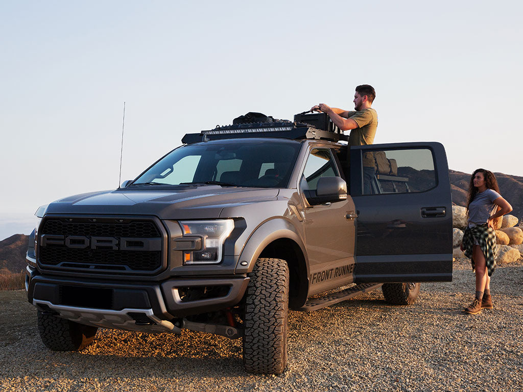 Ford F-150 Super Crew (2018-2020) Slimsport Roof Rack Kit - Lightbar ready