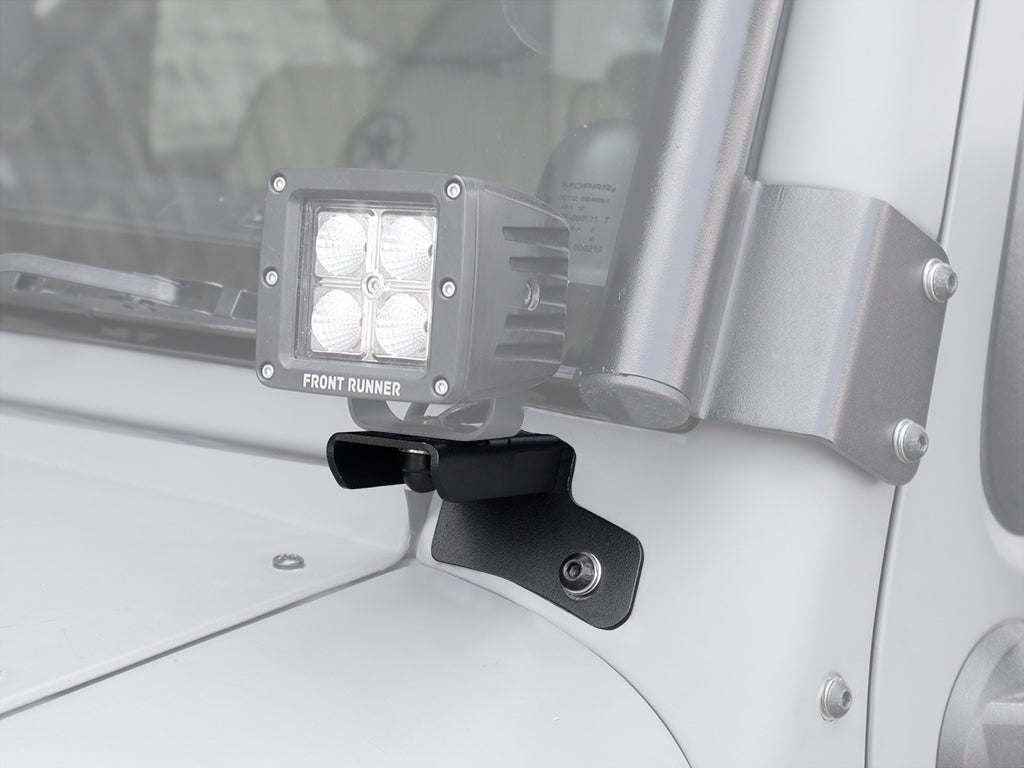 Jeep Wrangler JK-JKU Windshield Spot Light Brackets