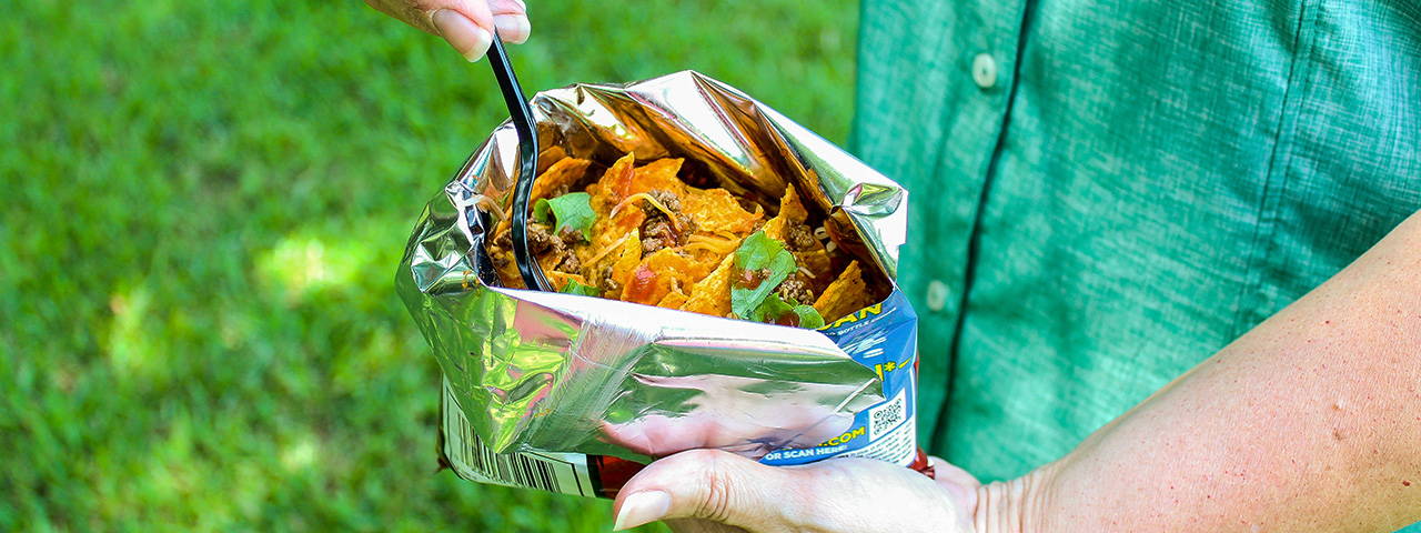 Kid Approved Camping Recipe - Walking Tacos