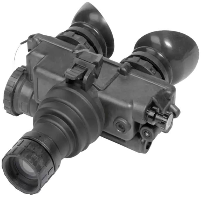 AGM Global Vision 12PV7122283011 PVS-7 NL1 Night Vision Goggles Black 1x 27mm. 51-64 lp/mm Resolution, Green Filter