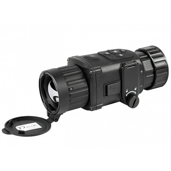 AGM Global Vision 3092456005TC31 Rattler TC35-384 Thermal Monocular Black Anodized 1x 35mm 384x288 Resolution Digital 2x/4x/8x Zoom