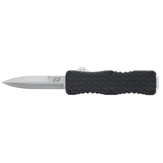 Schrade 1135967 UproarD/A OTF Bayonet Plain Satin D2 Steel Blade 4.25" Aluminum Handle