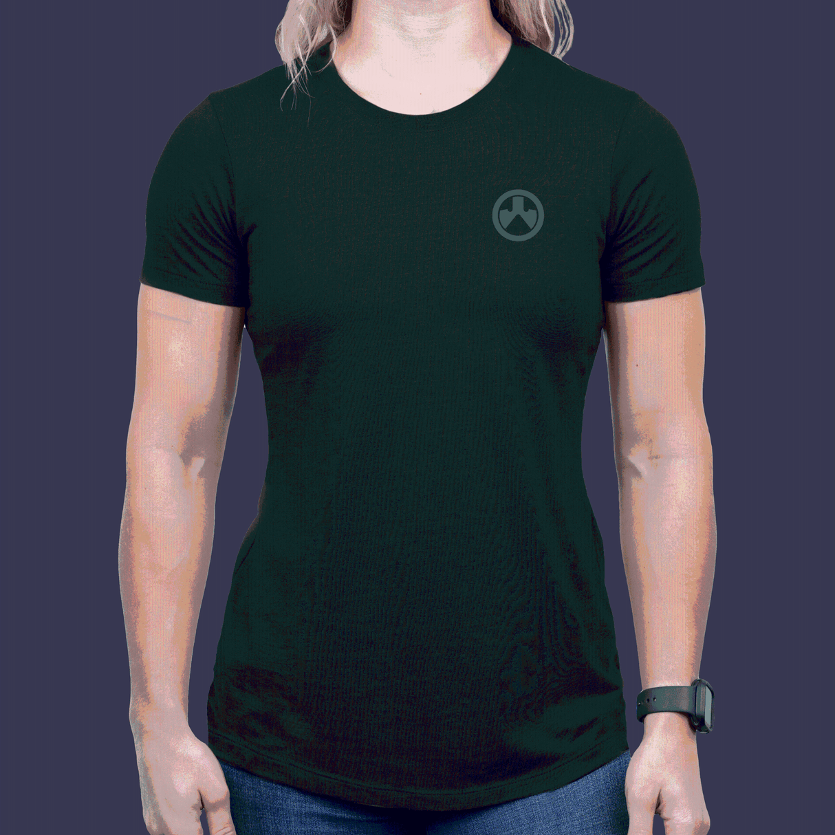 Magpul MAG1341-001-M Prickly Pear Women's Black Cotton/Polyester Short Sleeve Medium