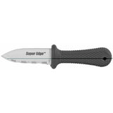 Cold Steel 42SS Super Edge2" Fixed Part Serrated Japanese AUS-8A SS Blade/ Black Kray-Ex Handle Includes Sheath
