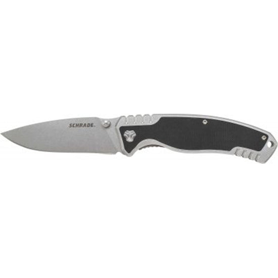 BTI SCHRADE FOLDER G10 INSERT STONE WASH