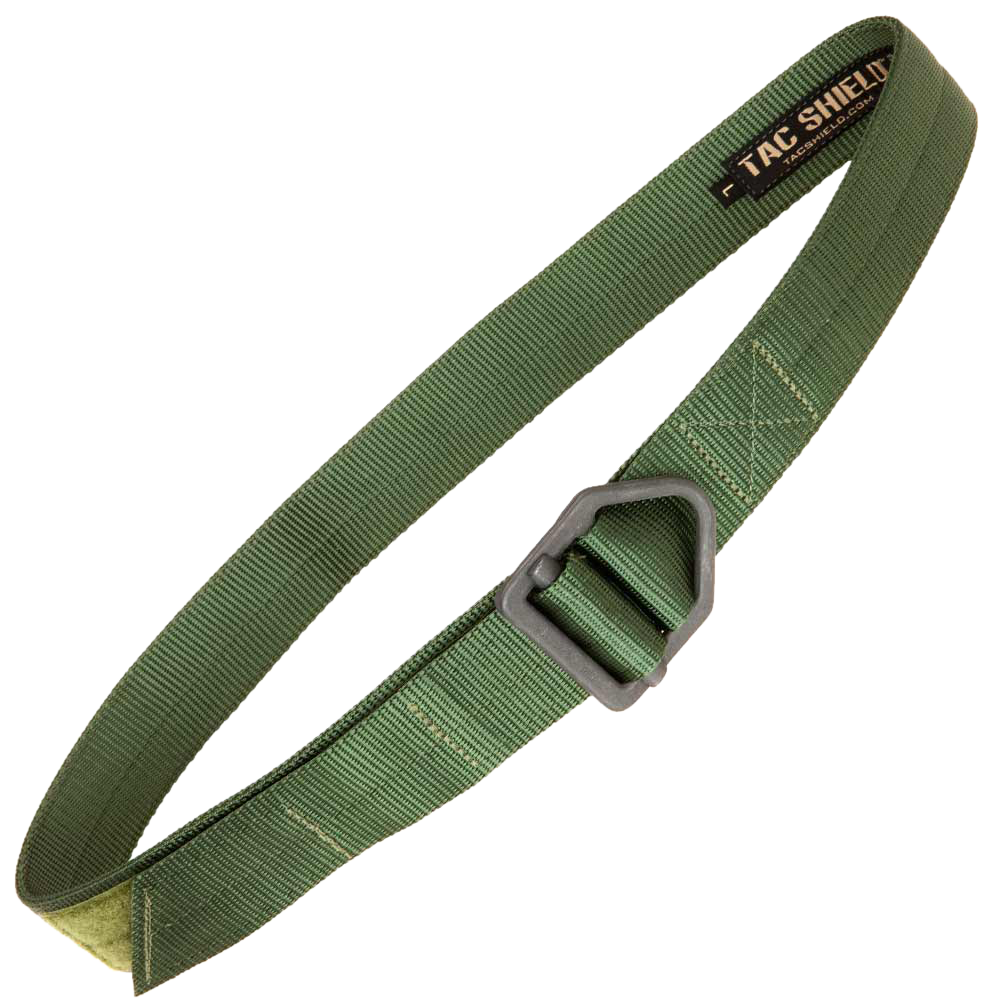 Tacshield T32XLOD Tactical Riggers Belt 38"-42" Double Wall Webbing OD Green Large 1.75" Wide""
