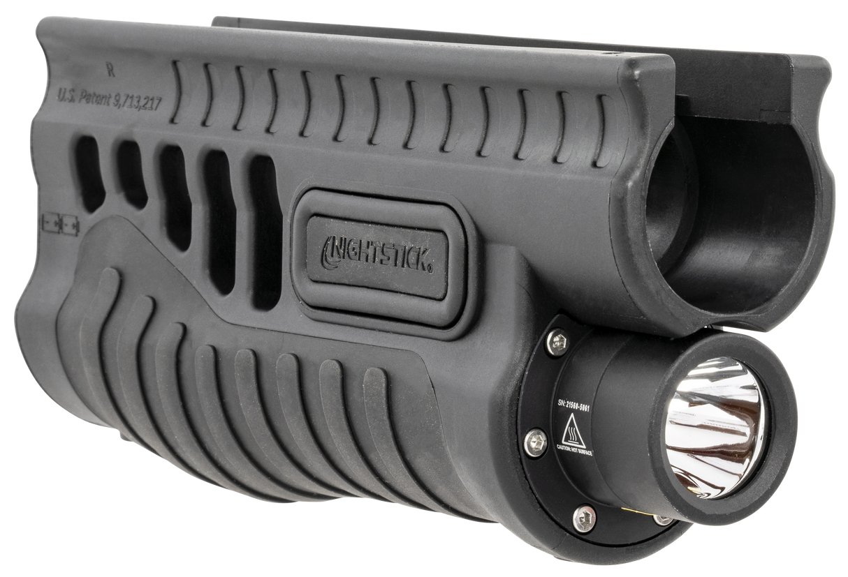 Nightstick SFL13GL SFL Forend Light/Laser Black Nylon w/Over-Molded Grip 12 Gauge Remington 870/Tac-14 1200 Lumens White LED Bulb Green Laser 203 Meters Beam