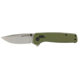 S.O.G SOGTM1022CP Terminus XR 2.95" Folding Plain Clip Point Stone Washed D2 Steel Blade/Olive Drab Textured G10 Handle