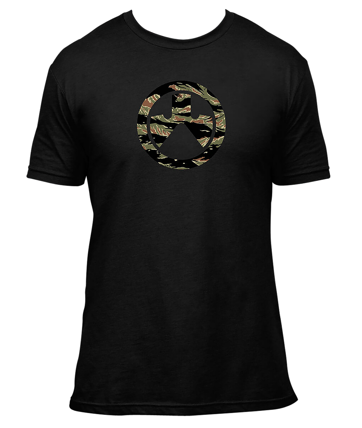 Magpul MAG1292-001-M Tiger Stripe IconBlack Cotton/Polyester Short Sleeve Medium
