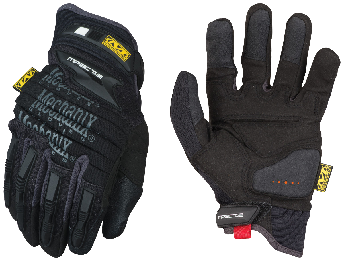 Mechanix Wear MP205008 M-Pact 2Black Armortex Small
