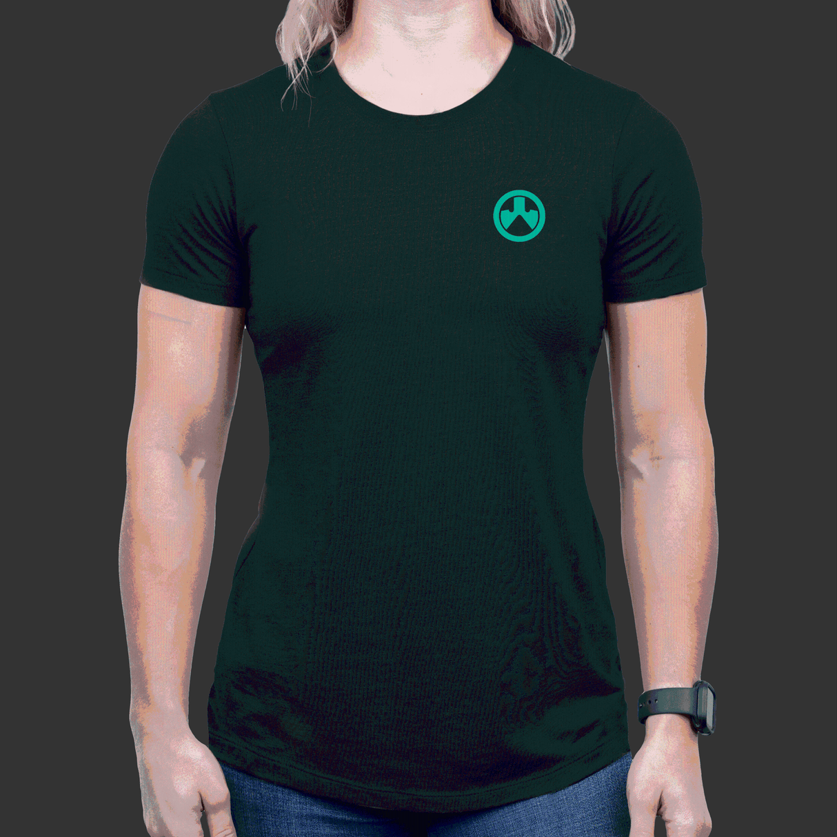 Magpul MAG1340-001-L Groovy Women's Black Cotton/Polyester Short Sleeve Large