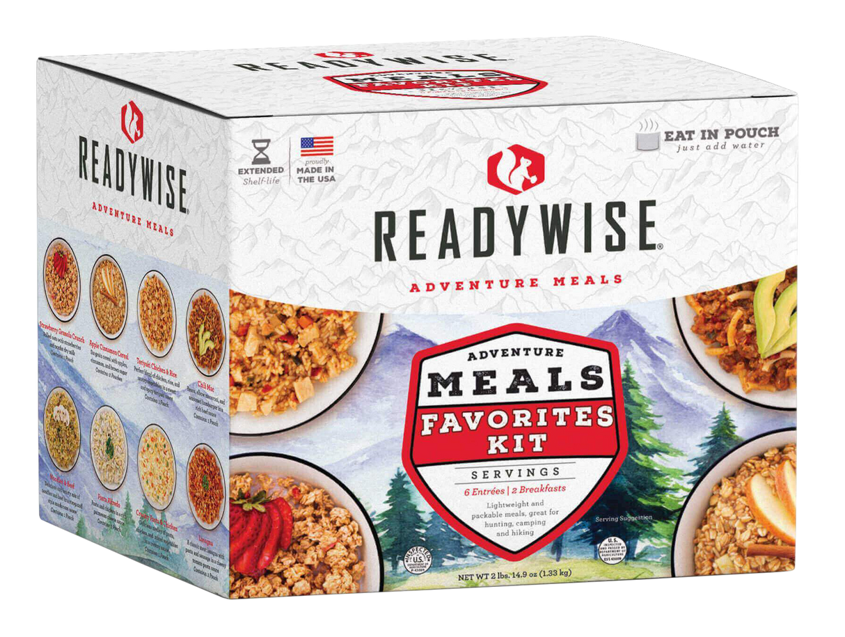 ReadyWise Camping Favorites 72 Hour Freeze Dried Food Kit