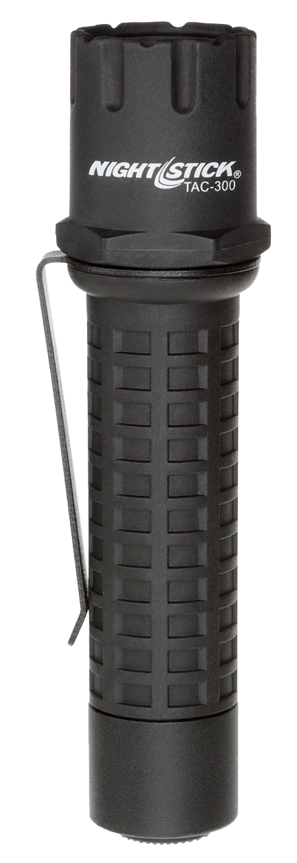 Nightstick TAC300B TAC-300B Tactical Matte Black Polymer White LED 180 Lumens 190 Meters Range