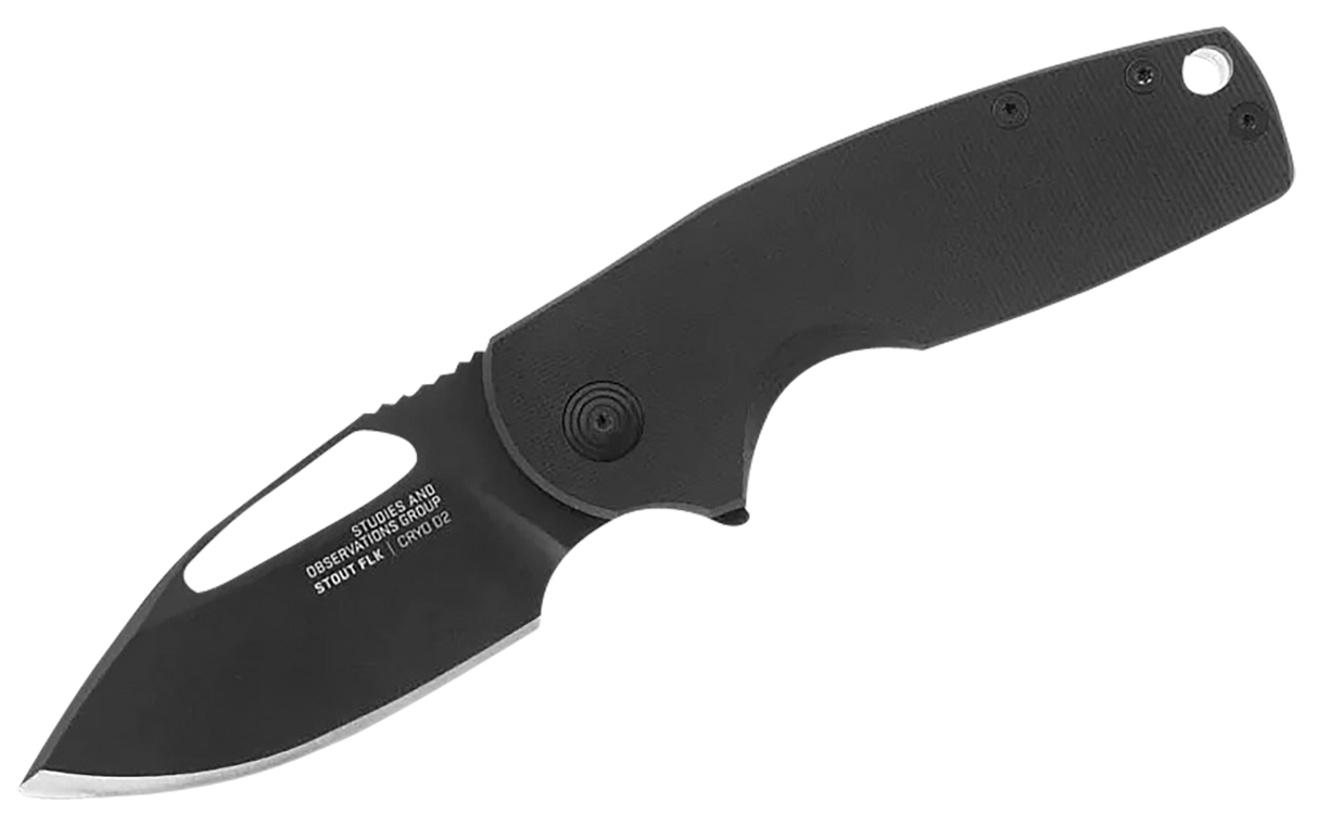 S.O.G SOG14030257 2.62" Folding Clip Point Straight Cryo D2 Blade G10 Handle
