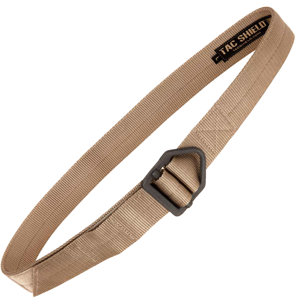 Tacshield T32LGTN Tactical Riggers Belt 38"-42" Double Wall Webbing Coyote Large 1.75" Wide""