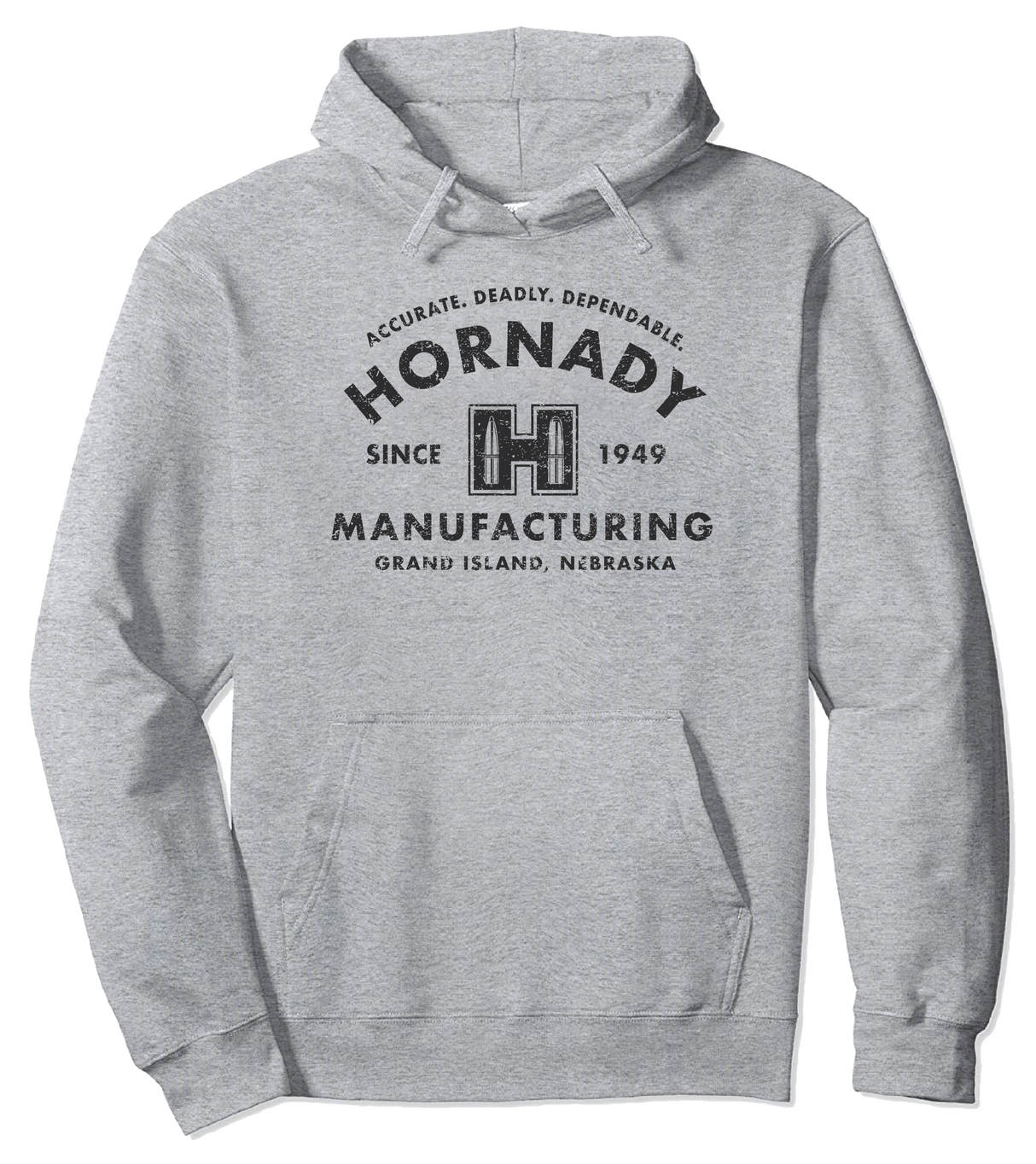 Hornady 99598XXXL Accurate, Deadly, DependableGray Long Sleeve 3XL