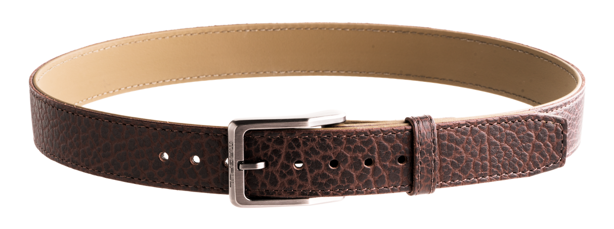 Magpul MAG1279-210-38 Tejas EL Cibolo Chocolate Brown Bison Hide 38" 1.50" Wide Buckle Closure