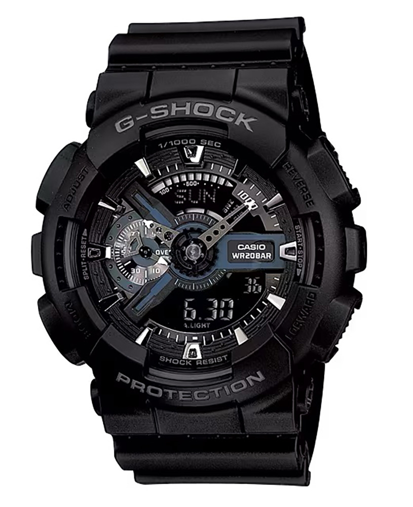 G-shock/vlc Distribution G-shock, Gshock Ga1101bcr Tactical Analog-dgtl Blk
