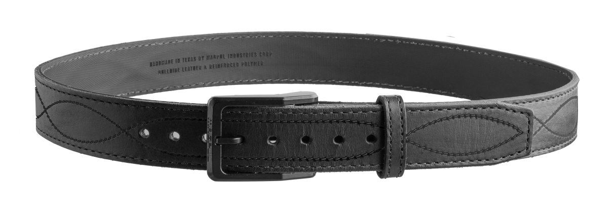 Magpul MAG1276-001-46 Tejas EL Pistolero Black Bull Hide 46" 1.50" Wide Buckle Closure