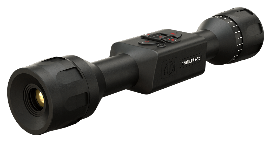 ATN TIWSTLTV112X Thor LTV Thermal Rifle Scope Black 3-9x12mm Illuminated Multi Reticle 160x120 Resolution