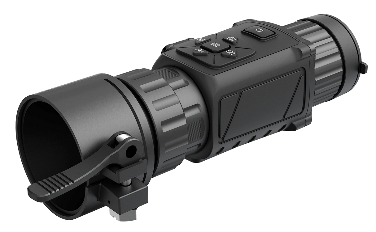 AGM Global Vision 3092456005TC31 Rattler TC35-384 Thermal Monocular Black Anodized 1x 35mm 384x288 Resolution Digital 2x/4x/8x Zoom