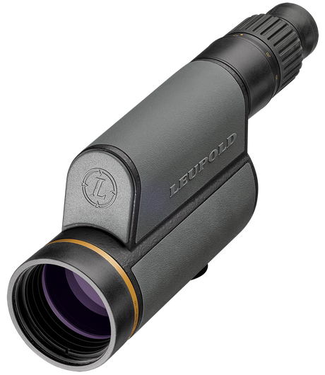 Leupold 12-40x60 Gold Ring Spotting Scope Shadow Gray, Straight