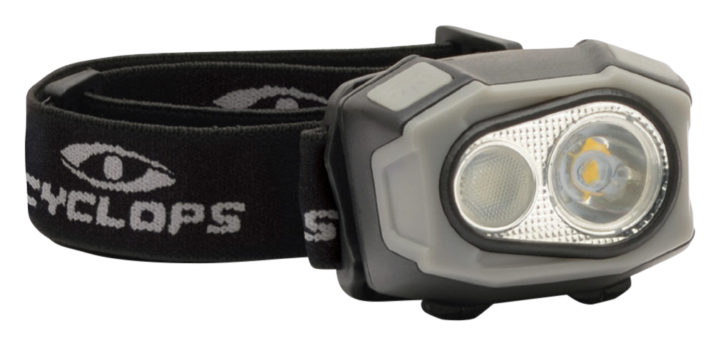 Cyclops HL4X Headlamp LED with Rechargeable Battery Polymer Black