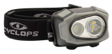 Cyclops HL4X Headlamp LED with Rechargeable Battery Polymer Black