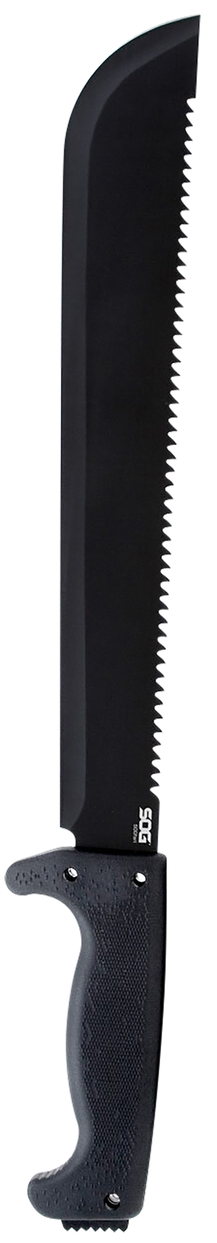 S.O.G SOGMC01N SOGfari13" Black Powder Coated 3Cr13MoV SS Blade Black Kraton Handle 19" Long Includes Sheath