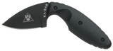 Ka-Bar 1480 TDI Law Enforcement 2.31" Fixed Drop Point Plain AUS-8A SS Blade Black Zytel Handle Includes Belt Clip