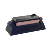 AccuSharp 064C Tri-Stone Sharpening System Coarse/Medium/Fine Alumina-Oxide Sharpener Rubber Handle Black