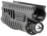 Nightstick SFL13WL SFLBlack Nylon w/Over-Molded Grip 12 Gauge Remington 870/Tac-14 Shotgun 1200 Lumens White LED Bulb 203 Meters Beam