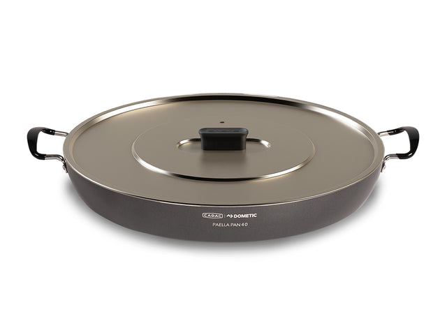 Paella Pan 40 w-Lid - Camp Cooking Pan