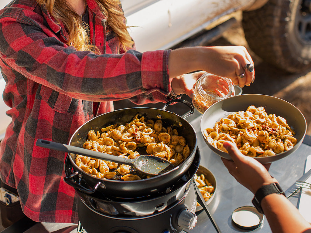 Paella Pan 40 w-Lid - Camp Cooking Pan