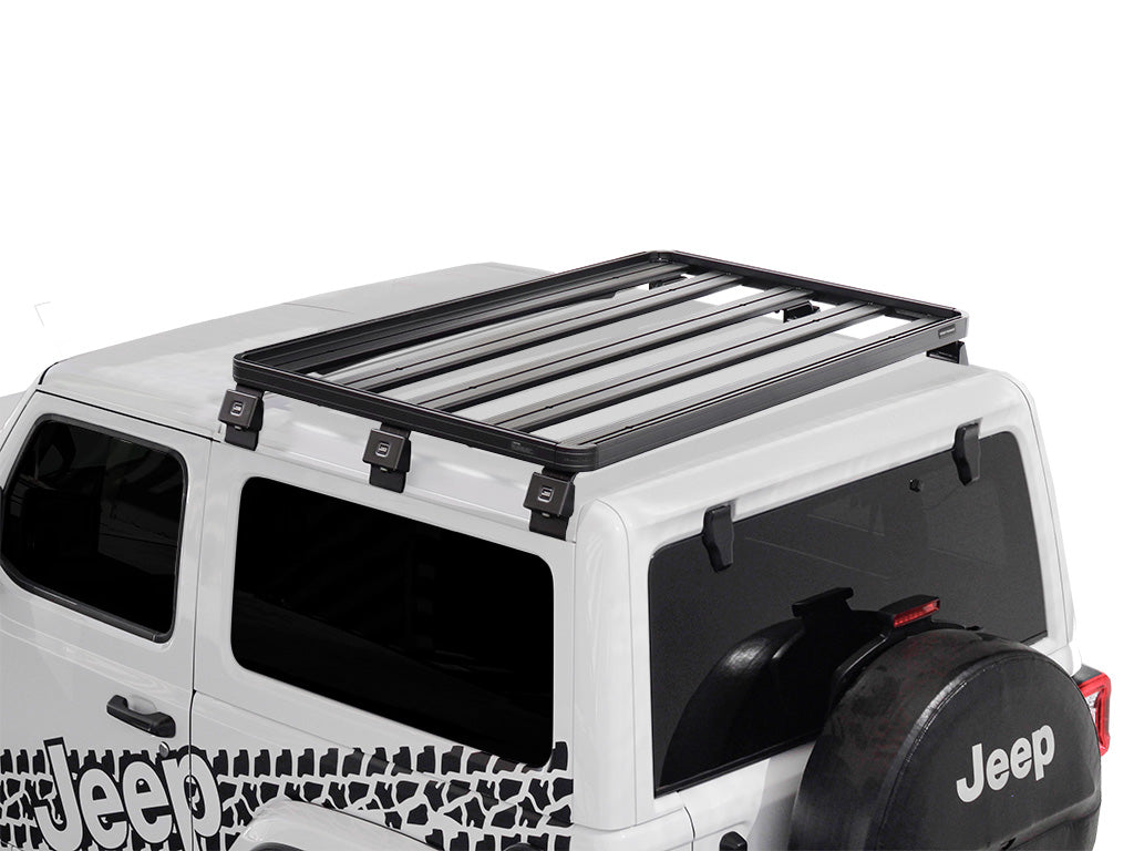 Jeep Wrangler JL 2 Door (2018-Current) Slimline II 1-2 Roof Rack Kit - Tall