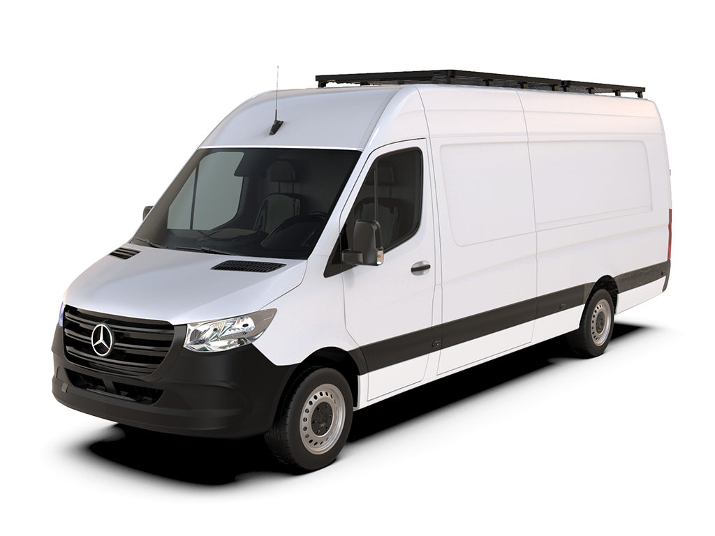 Mercedes Benz Sprinter 170in-L3-LWB Wheelbase w-OEM Tracks (2006-Current) Slimline II Roof Rack Kit