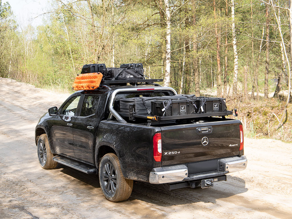 Mercedes X-Class w-MB Style Bars (2017-Current) Slimline II Load Bed Rack Kit