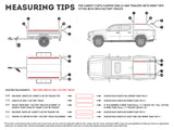 Truck Canopy or Trailer with OEM Track Slimline II Rack Kit - Tall - 1345mm(W) X 1560mm(L)