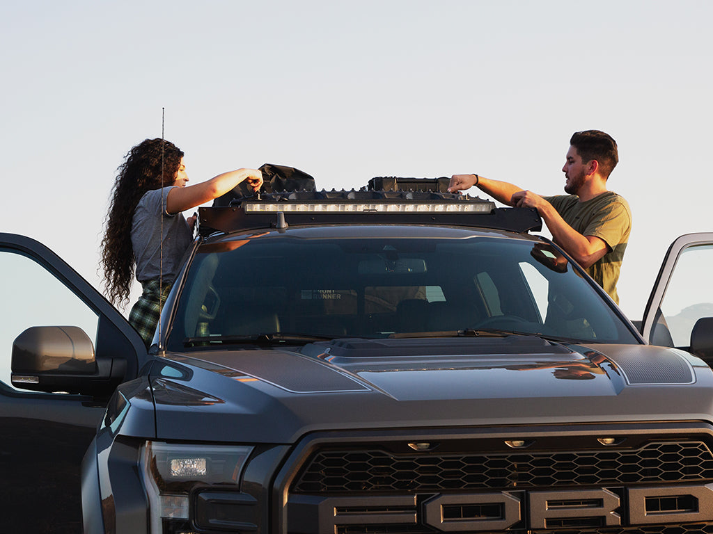 Ford F-150 Super Crew (2015-2020) Slimsport Roof Rack Kit - Lightbar ready